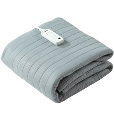 STEAMBOY 純棉雙面碳纖維電熱毯 KQ22-A22A, 灰色, S(寬 1000mm x 高 1800mm)