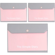 The Simple Diary, 粉紅色, 3個