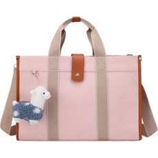 G&Y 大容量嬰兒車置物袋 防水托特包, 粉紅色