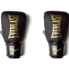EVERLAST ELITE 2 有氧運動沙包手套 雙手配戴, 黑金色, 1套