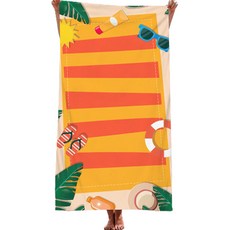 소니오 언더더씨 매트 비치타월 80 x 160 cm, 24, 1개