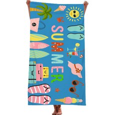 소니오 언더더씨 매트 비치타월 80 x 160 cm, 07, 1개