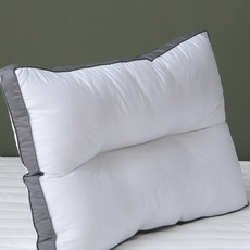 tacca tacca 可水洗襯裡枕頭, 白炭灰色, 2個