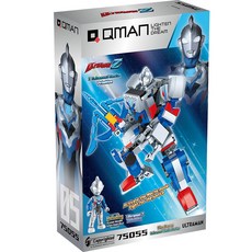 Qman 超人力霸王 Empowered 機械起源 積木公仔, 1個, 混合色