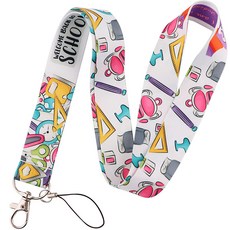 하이어리 휴대폰 넥 스트랩, 컬러풀, 1개