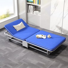 앞날앤 2중 접이식 시트 침대, 블루