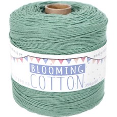 Teolsilnara 迷你筒 Blooming Cotton 18股精梳棉紗 編織線 350g, 37 印度薄荷綠, 1個