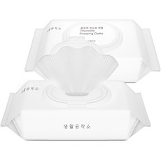 Saengong 生活工作所 濕拖布清潔巾 24抽, 2個