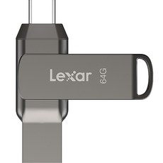 Lexar 雷克沙 Dual Drive USB 3.2 Gen1 D400, 64GB