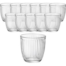 Bormioli ROCCO 壓紋水杯 290ml, 12個, 透明