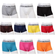 簡約可露邊平口內褲 10件組