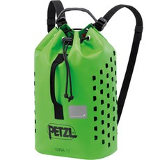 petzl Yala Club 15峽谷用繩子收納包, 綠色+黑色