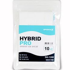 SPOMAX 複合式專業羽毛球網球外層握把布 SH-1200 12入, 白色, 1個