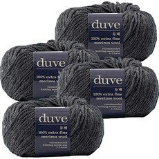 Yarna duve羊毛編織線, 4個, 70灰