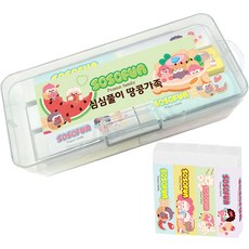 DADA Sosofun便當盒橡皮擦 12入+多功能收納盒 B組, 隨機出貨, 1組