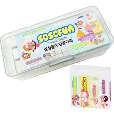 DADA Sosofun便當盒橡皮擦 12入+多功能多用途盒 A組, 隨機出貨, 1組