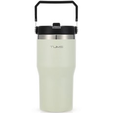 TUMS 手提真空不鏽鋼保溫杯, 620ml, Light Olive, 1個