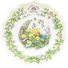 Aynsley Brambly Hedge 盤子, 1個, 白色(SPRING)