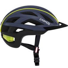 CASCO 운동용 헬멧 쿠다2, 블루네온 옐로우 매트, 1개