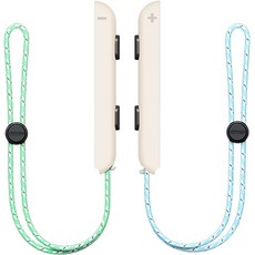 HOHOO 任天堂 Switch 動物森友會配色 Joy-Con 手腕帶 2件組, 單一商品, 1套