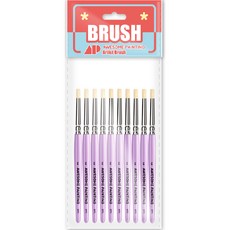 Awesome Painting 模板刷 工藝用 工藝筆刷 STC S 10p, 0號, 10個