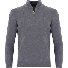 FERRA US 男款毛絨針織半拉鍊高爾夫長袖衫 CTFW3RV2031