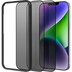 모란카노 프라이버시 액정 강화유리 2p, 1세트