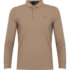 FERRA US 男士柔軟壓紋高爾夫長袖衫 CTF3OM2138