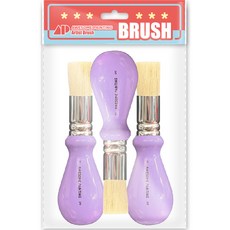 Awesome Painting 模板刷 工藝用 工藝筆刷 STC K 3入, 3號, 1套