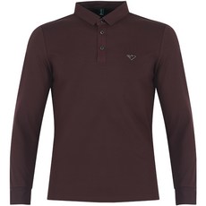 FERRA US 男士基本款高爾夫翻領長袖襯衫 CTF3OM2135