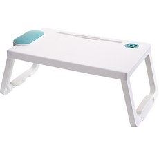 平板支架兩用摺疊迷你桌, 白綠色