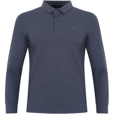 FERRA US 男款柔軟壓花高爾夫長袖襯衫 CTF3OM2138