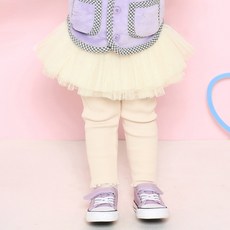milk mile 童款薄紗蓬蓬裙式羅紋內搭褲