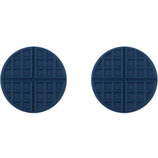 GOODLIVING 鬆餅造型矽膠隔熱墊 海軍藍, 2個