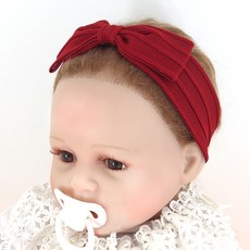 arang.rorang 女童Clair麻花圖案蝴蝶結髮帶