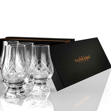 THE GLENCAIRN GLASS 刻花水晶玻璃杯頂級禮盒, 4個