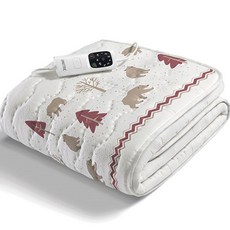 IMETEC 智慧棉質電熱毯 IMD-015 1人用, 80 x 150cm, 熊白色