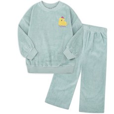 milkmilelolo 兒童Puppy棉絲絨上下裝套裝