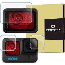 벤토사 고프로 히어로 강화유리 액정보호필름 3종 세트 고프로 히어로 9, 1세트