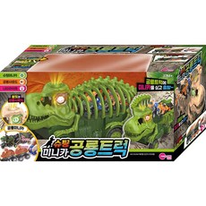 韓國 ONE&ONE 發射迷你車 恐龍卡車 巴士 聲光玩具, 隨機出貨