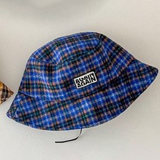 兒童款Again格紋漁夫帽