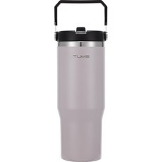 TUMS 手提真空不鏽鋼保溫杯, 880ml, Ash Lavender, 1個