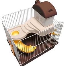 PET'S HANDLER 雙層斜坡倉鼠籠屋 PH-HC400, 1個, 隨機出貨