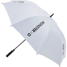 MONSTERG 高爾夫日常單層遮陽傘 MA23AGU-185, 白色, 1個