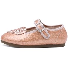 kiphant 女童愛心亮粉瑪莉珍鞋 A-12