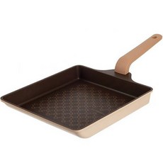LLARISSA IH感應爐適用 高級方形煎鍋 Z792, 20x23厘米, 1個