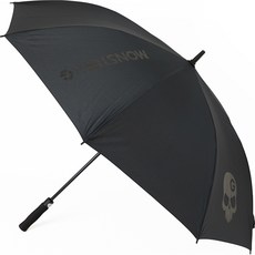 MONSTERG 高爾夫日常單層遮陽傘 MA23AGU-157, 黑色, 1個