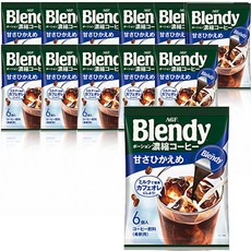 AGF 低糖濃縮咖啡膠囊, 18g, 6顆, 12袋