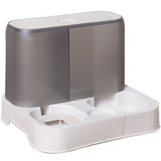 DING DONG PET 分離式貓咪半自動餵水器, 混合色, 1個