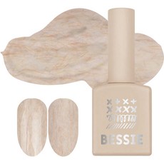 BESSIE 컬러 젤네일, TD17 코튼 베이지, 11ml, 1개